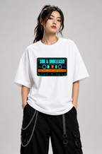 Side A: Unreleased Retro Cassette Tape Synthwave Cyberpunk Music Typography
