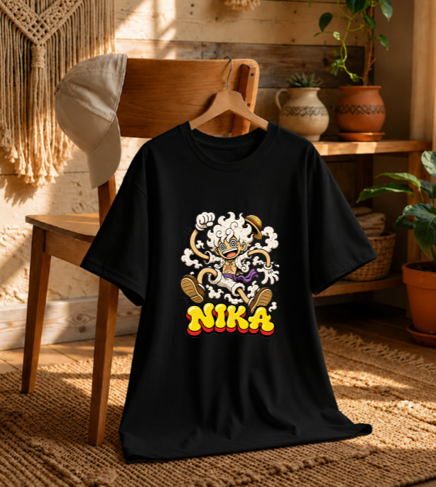 Sun God Nika Gear 5 Vintage Rubber Hose Cartoon Art