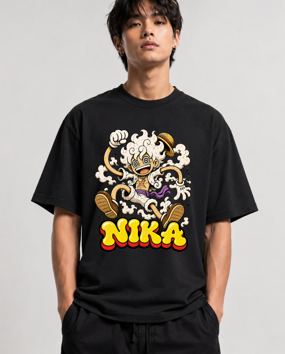 Sun God Nika Gear 5 Vintage Rubber Hose Cartoon Art