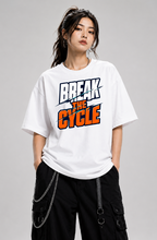 Break The Cycle Sliced Modern Typography Streetwear Motivation Quote