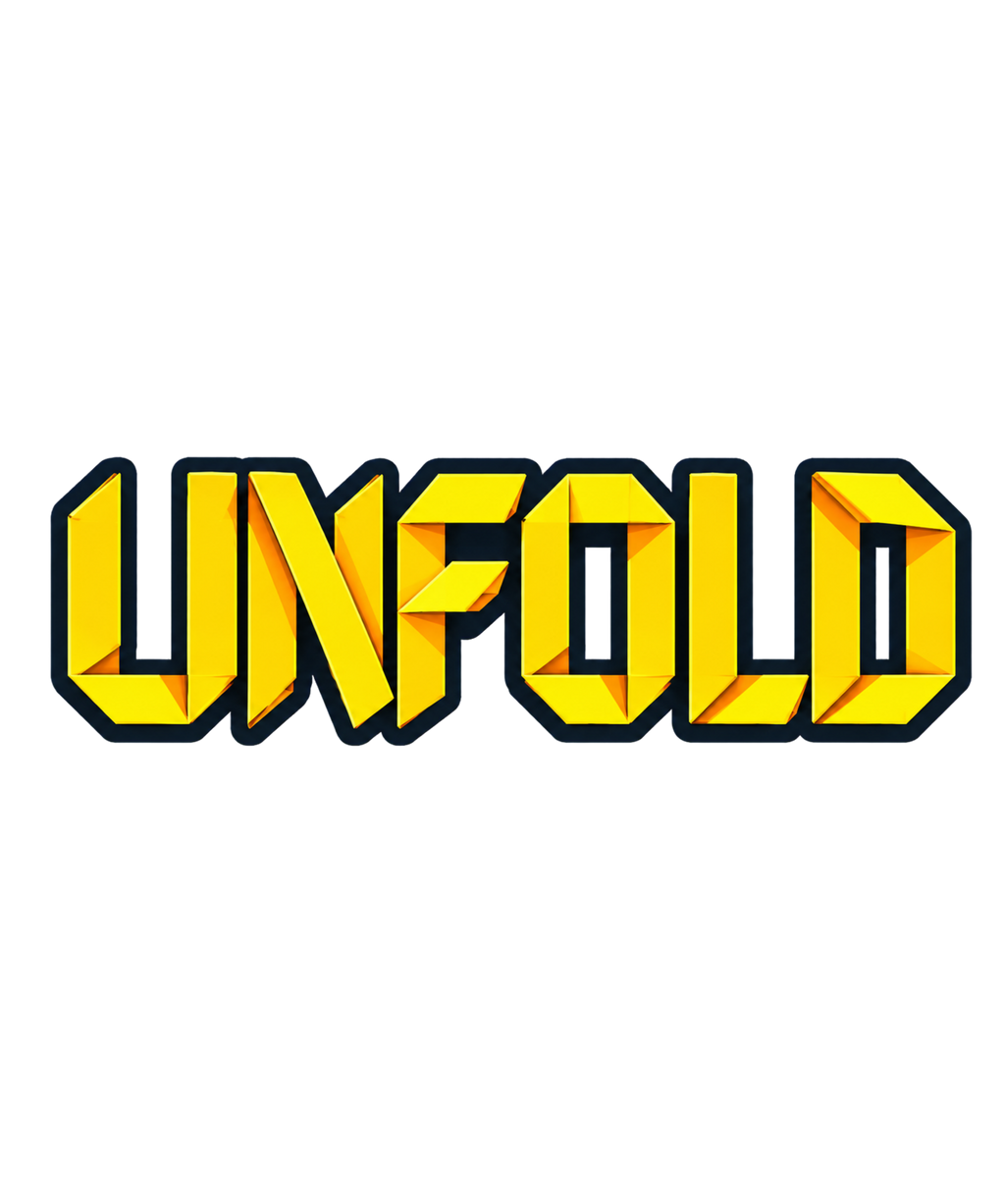 Origami Unfold Typography