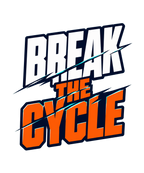 Break The Cycle Sliced Modern Typography Streetwear Motivation Quote