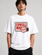 Express Mail Air Mail Postage Stamp Vintage Retro Travel Streetwear Typography