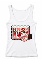Express Mail Air Mail Postage Stamp Vintage Retro Travel Streetwear Typography