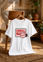 Express Mail Air Mail Postage Stamp Vintage Retro Travel Streetwear Typography