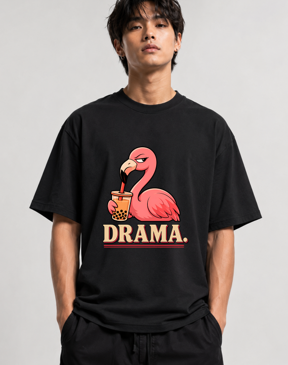 Drama Boba Flamingo