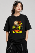 Kaboom Explosion Hero Punk Graffiti Anime Streetwear