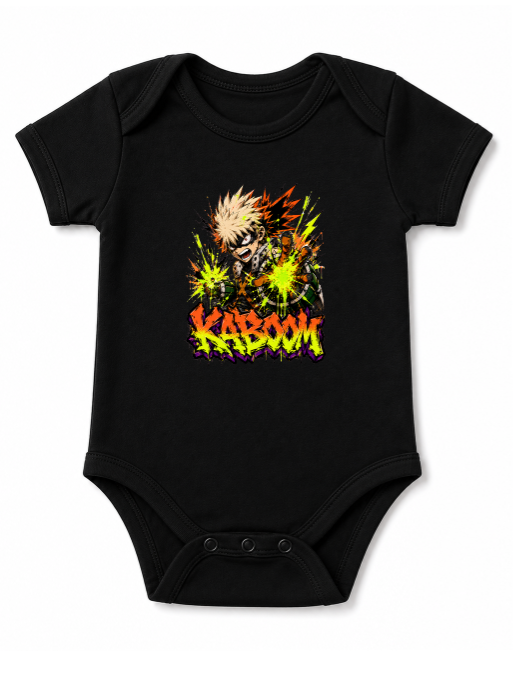 Kaboom Explosion Hero Punk Graffiti Anime Streetwear