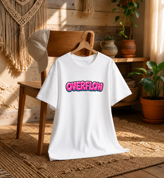 Pink Overflow Bubble