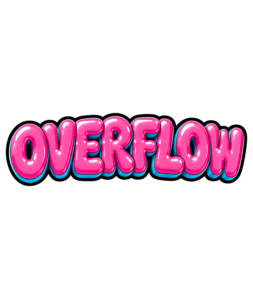 Pink Overflow Bubble
