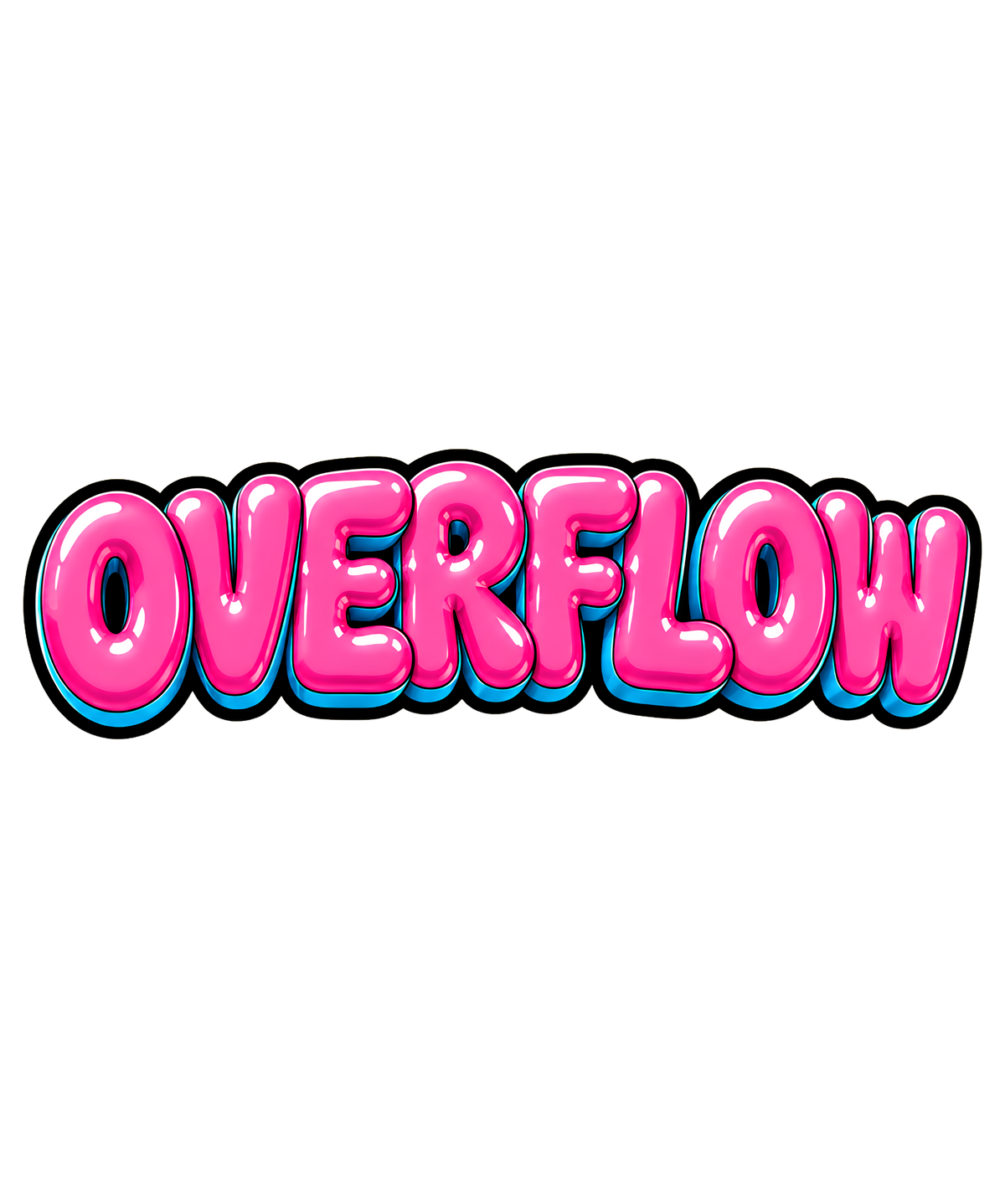 Pink Overflow Bubble