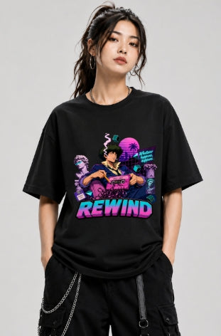 Spike Spiegel Jazz Vibes Rewind Synthwave Retro