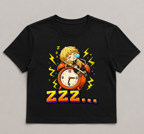 Sleepy Thunder Swordsman Alarm Clock Chibi Anime Streetwear
