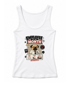 Employee Of The Month Funny Lazy Pug Office Humor Work Mugshot