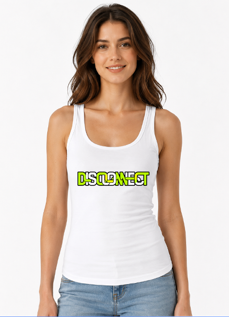 Disconnect Ribbon Wire Modern Cyberpunk Techwear Typography Streetwear