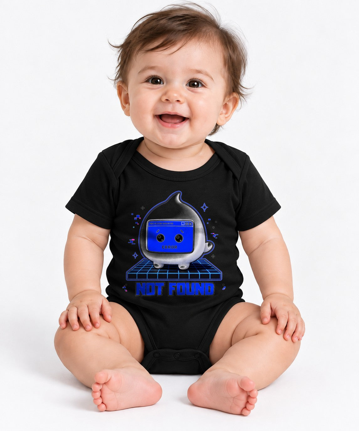 404 Glitch Monster - Black