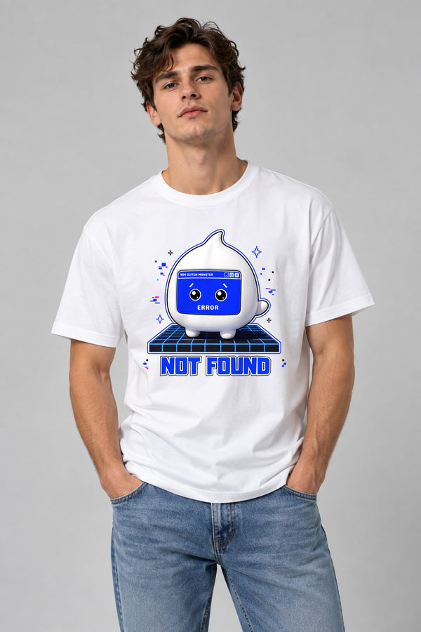 404 Glitch Monster - White