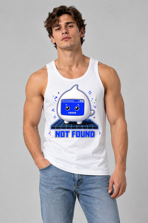 404 Glitch Monster - White