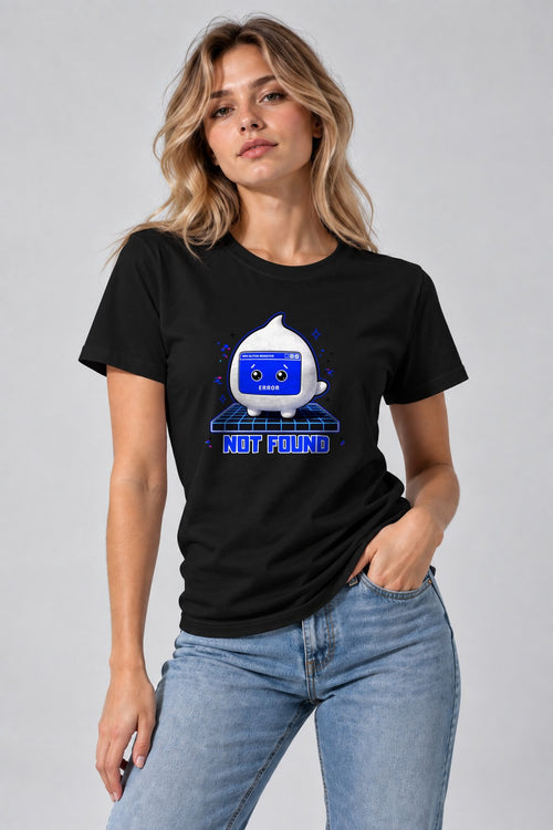 404 Glitch Monster - Black