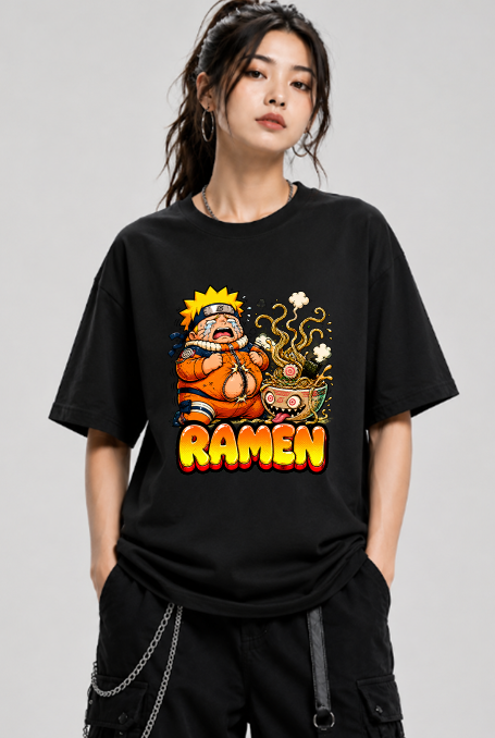 Funny Ramen Food Monster Chubby Ninja Anime Streetwear