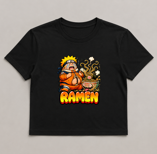 Funny Ramen Food Monster Chubby Ninja Anime Streetwear