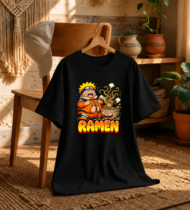 Funny Ramen Food Monster Chubby Ninja Anime Streetwear