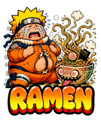 Funny Ramen Food Monster Chubby Ninja Anime Streetwear