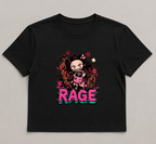 Rage Gamer Chibi Demon Girl Retro Glitch Streetwear