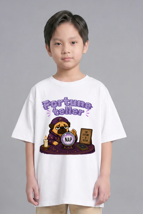 Fortune Teller The Future Is Nap Funny Mystic Pug Dog Crystal Ball