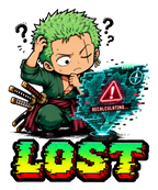 Lost Swordsman GPS Glitch Chibi Anime Streetwear