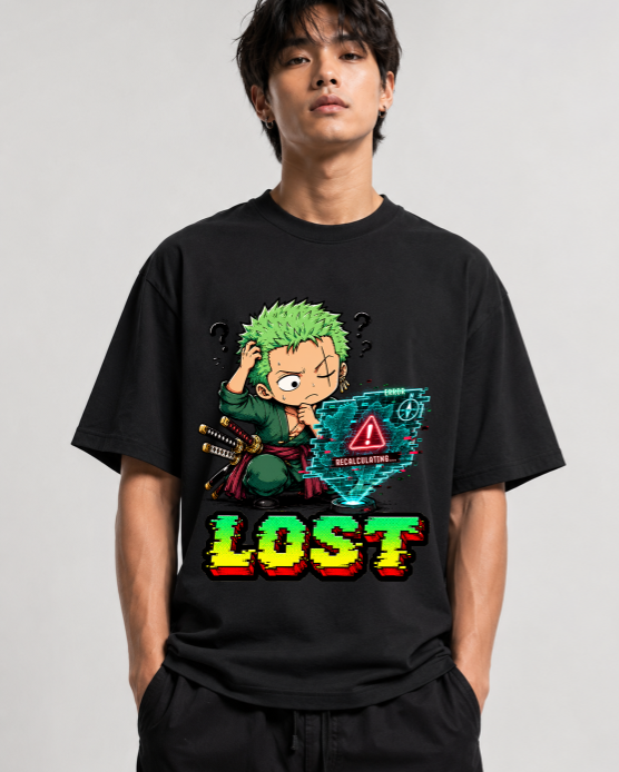 Lost Swordsman GPS Glitch Chibi Anime Streetwear