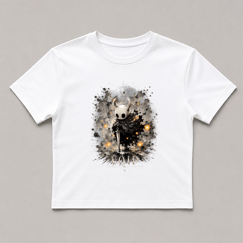 Void Knight Hallownest Vessel Watercolor Grunge Indie Gaming Art