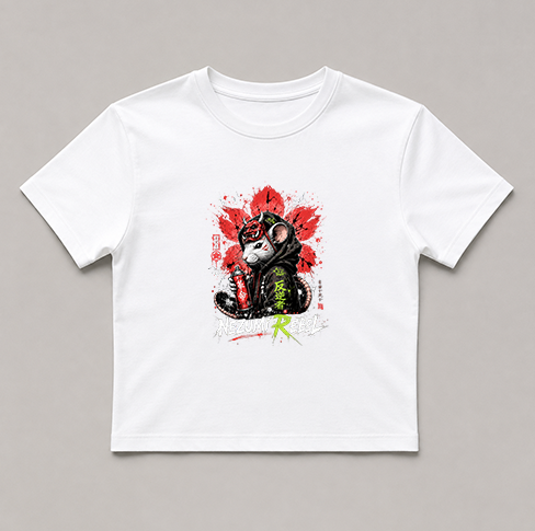 Nezumi Rebel Japanese Oni Mask Graffiti Rat Streetwear Art