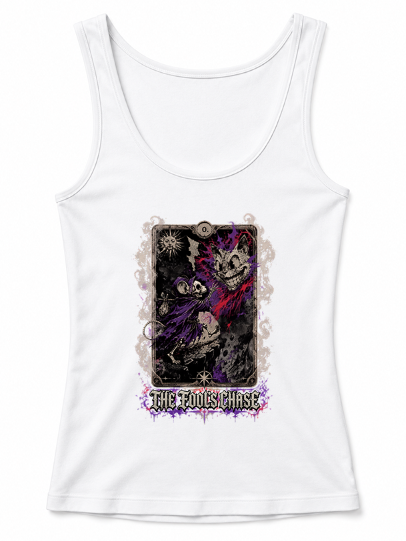 The Fools Chase Tarot Card Skeleton Mouse Dark Fantasy Occult