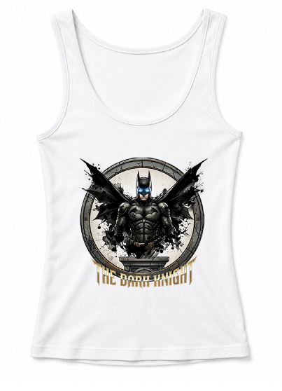 The Dark Knight Gotham Vigilante Bat Wings Watercolor Comic Art