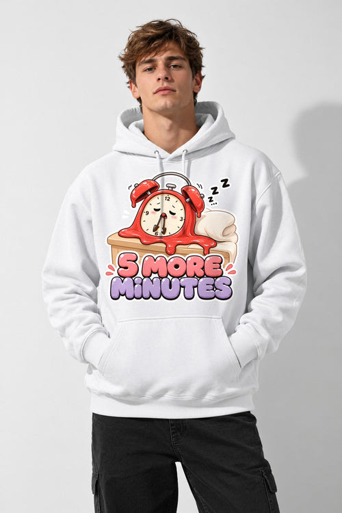 5 More Minutes - Cute Melting Alarm - White