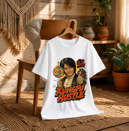 Kung Fu Hustle Stephen Chow Martial Arts Lollipop Vintage Art