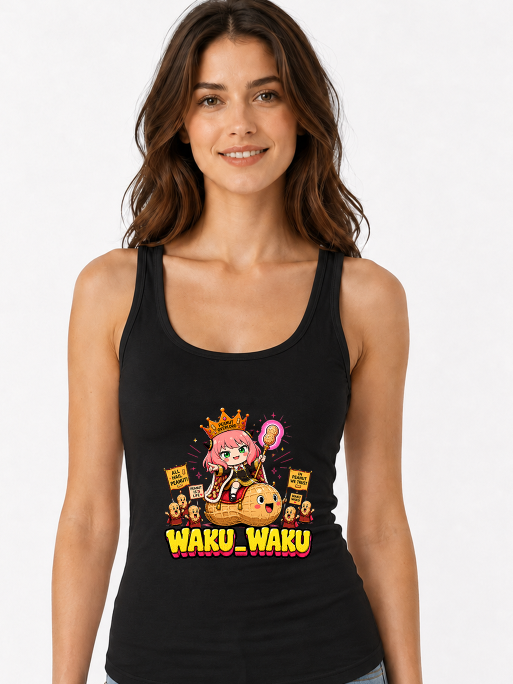 Waku Waku Peanut Overlord Chibi Queen Anime Streetwear