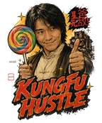 Kung Fu Hustle Stephen Chow Martial Arts Lollipop Vintage Art