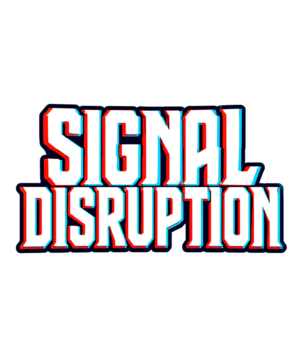 Signal Disruption Anaglyph