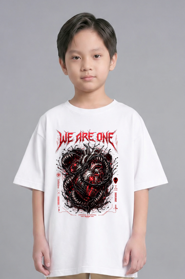 We Are One Symbiote Cybernetic Mechanical Heart Dark Streetwear