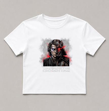You Were The Chosen One Split Face Dark Lord Sci Fi Retro Art