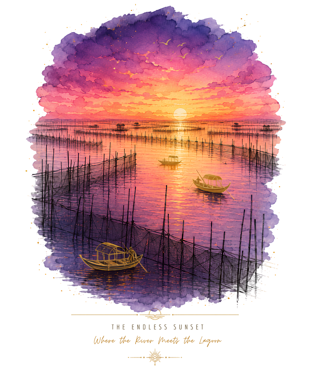 Lagoon Sunset Waters