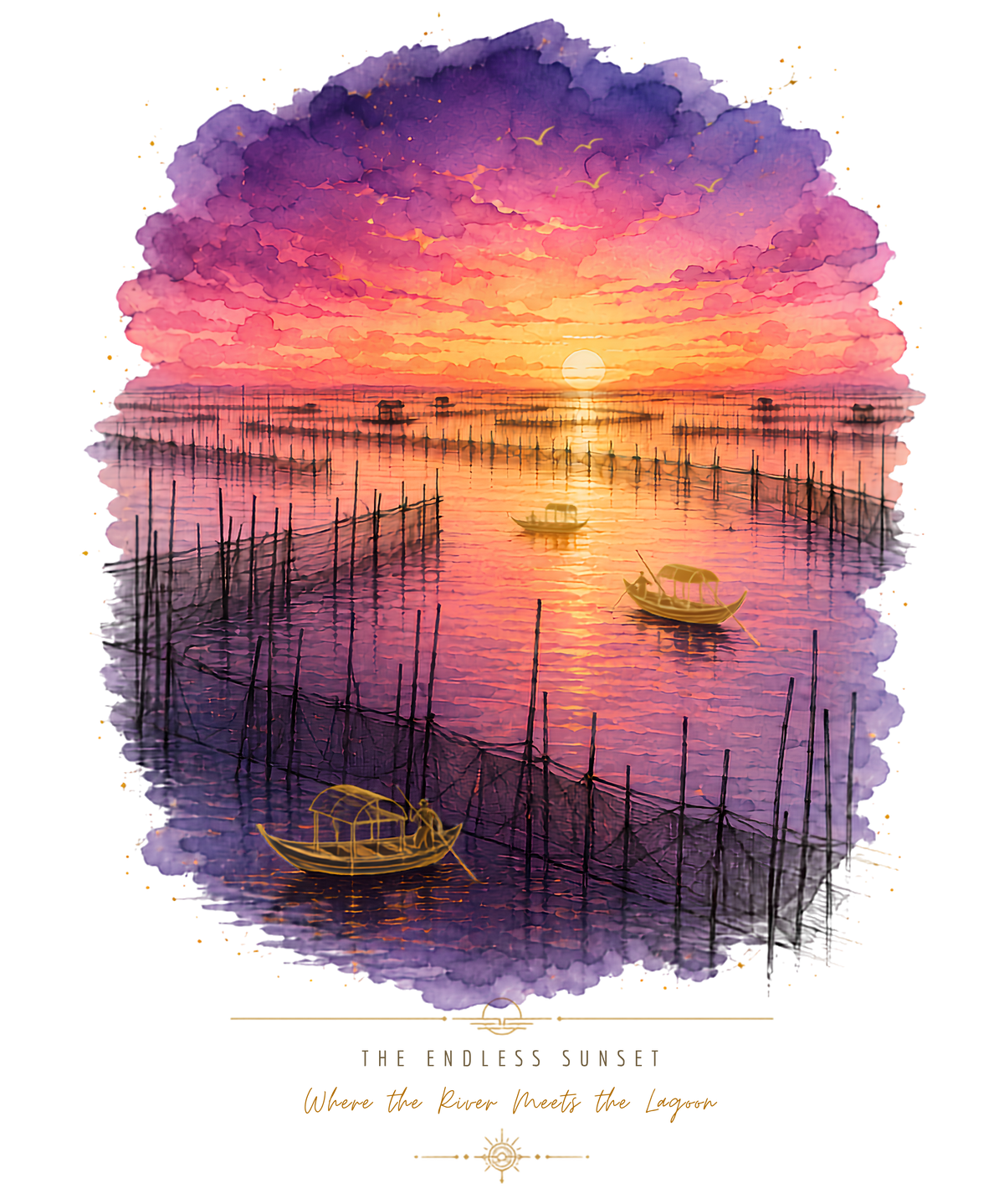 Lagoon Sunset Waters