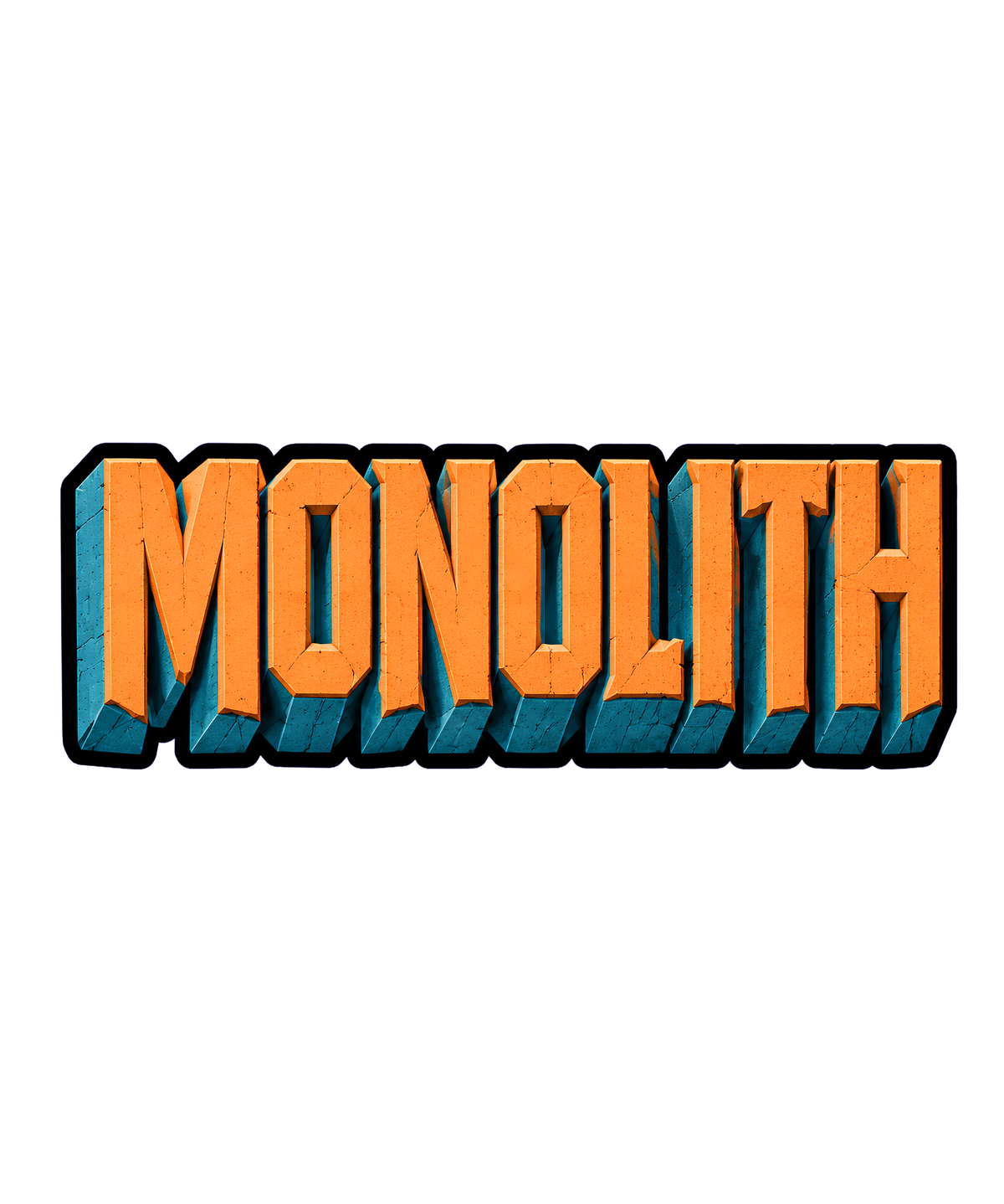 Monolith Stone Typography