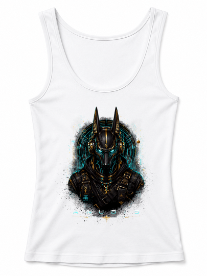 Cyber Anubis Egyptian God Cyberpunk Techwear Neon Streetwear
