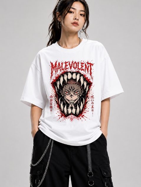 Malevolent Shrine King Of Curses Sukuna Anime Metal Streetwear