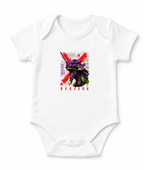Berserk Eva Unit 01 Mech Roar Splatter Graffiti Anime Streetwear