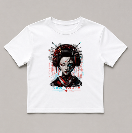 Neo Tokyo Cyborg Geisha Cyberpunk Japanese Techwear Streetwear