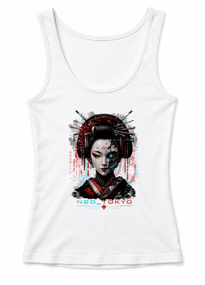 Neo Tokyo Cyborg Geisha Cyberpunk Japanese Techwear Streetwear